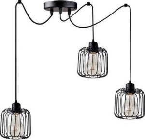 Lampa wisząca potrójna czarna Rullo 1