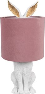 Lampa stołowa Rabbit biało-różowa 43 cm 1