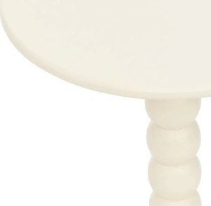 Stolik kawowy, pomocniczy MDF kość słoniowa 38 cm 2