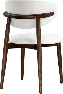 ModernHome Krzesło do jadalni ecru/orzech Senya 6