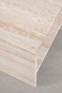 Szafka nocna cementowa o wyglądzie trawertynu Galia 3