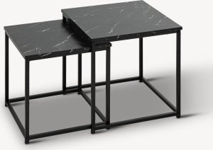 Stolik kawowy 2 szt. 40x37,5 cm MARMORIS 4