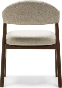 Krzesło tapicerowane YPSILA  beżowe boucle 81x57x54 cm 5