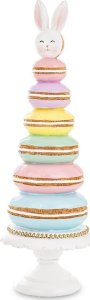 Dekoracja - MAKARONIKOWY TORT z królikiem 34x11x11 cm 1