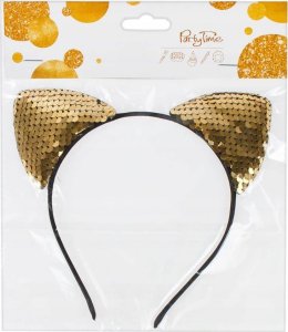 Opaska kot disco z cekinami dwustronnymi 2