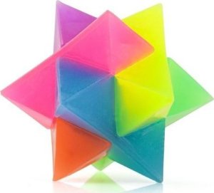 Świecąca odbijająca się gwiazdka 3D 2