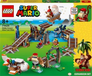 LEGO Super Mario Przejażdżka wagonikiem Diddy Konga — zestaw rozszerzający 4 szt. (71425) 1