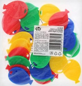 Ciężarki do balonów, około 8g 25szt 2