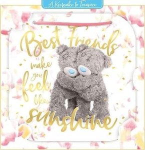 Kartka holograficzna 3D Best Friends 1
