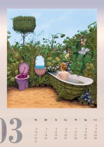 Kalendarz 2025 - Yerka wzór 2 5