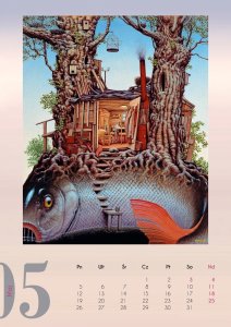Kalendarz 2025 - Yerka wzór 2 7