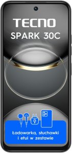 Smartfon Tecno Spark 30C 8/256GB Czarny  (4894947051760) 2