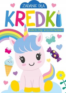 Zadanie dla kredki. Magiczne kolorowanki 1