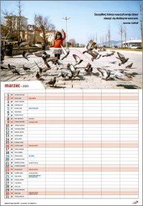 Kalendarz 2025 ścienny - Kalendarz rodzinny 2