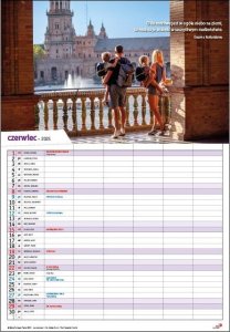 Kalendarz 2025 ścienny - Kalendarz rodzinny 3