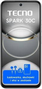 Smartfon Tecno Spark 30C 4/128GB Biały  (4894947051777) 2
