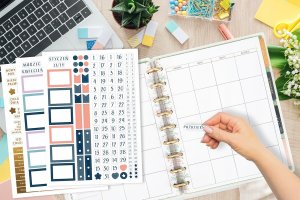 Naklejek do planerów i Bullet Journal 7 arkuszy 2