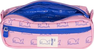 Piórnik 2 komorowy 460 różowy MILAN 2