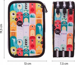 Piórnik 3 poz. z wyposażeniem Aliens wielokolorowy 3