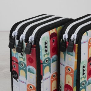 Piórnik 3 poz. z wyposażeniem Aliens wielokolorowy 4