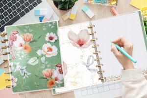 Notatnik B5/60K z systemem dysków i zakładkami 4