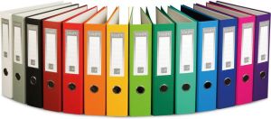 Segregator VauPe FCK dźwigniowy A4 75mm jasnozielony (061/15) 2