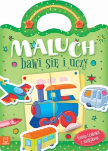 Maluch bawi się i uczy. Nauka i zabawa z naklejkam 1