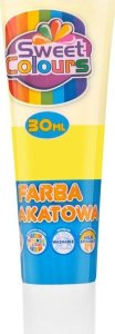 SCHEMAT Farba plakatowa w tubie żółta 30ml 2