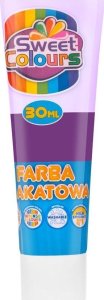 SCHEMAT Farba plakatowa w tubie fioletowa 30ml 2
