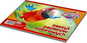 Zeszyt papierów kolorowych A5 4