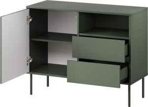 Komoda 1D2S TRESSE 100x40x75 zieleń mat 3