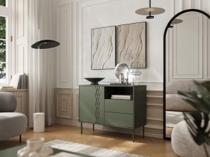 Komoda 1D2S TRESSE 100x40x75 zieleń mat 5