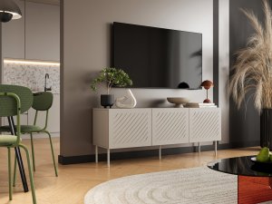 Szafka RTV SIENA 150,5x40x60 kaszmir mat 6