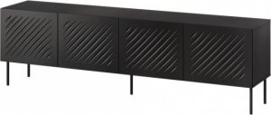 Szafka RTV SIENA 200x40x60 czarny mat 1