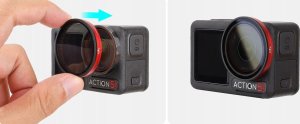Filtr SunnyLife Filtr Hybrydowy 2w1 Polaryzacyjny Pl Nd64 Do Dji Osmo Action 5 Pro / 5pro / 4 / 3 / Fi903-64p 6
