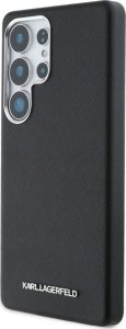 Karl Lagerfeld Etui Saffiano Full Wrapped Elongated Metal Logo MagSafe do Samsung Galaxy S25 Ultra czarny 2