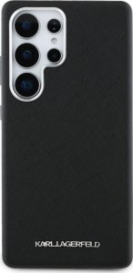 Karl Lagerfeld Etui Saffiano Full Wrapped Elongated Metal Logo MagSafe do Samsung Galaxy S25 Ultra czarny 3