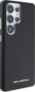 Karl Lagerfeld Etui Saffiano Full Wrapped Elongated Metal Logo MagSafe do Samsung Galaxy S25 Ultra czarny 4