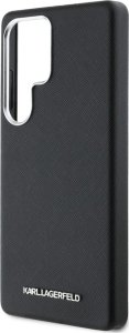 Karl Lagerfeld Etui Saffiano Full Wrapped Elongated Metal Logo MagSafe do Samsung Galaxy S25 Ultra czarny 6