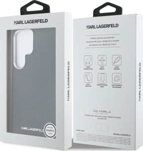 Karl Lagerfeld Etui Saffiano Full Wrapped Elongated Metal Logo MagSafe do Samsung Galaxy S25 Ultra czarny 8