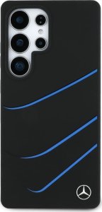 Etui Mercedes Silicone Contrasted Curves  MagSafe do Samsung Galaxy S25 Ultra czarny 3