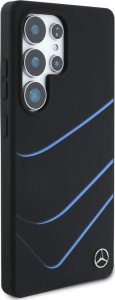 Etui Mercedes Silicone Contrasted Curves  MagSafe do Samsung Galaxy S25 Ultra czarny 4