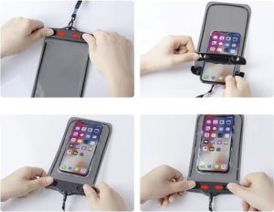 Malatec Etui wodoodporne na telefon - czarne 23414 8