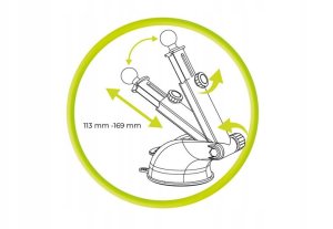 Mobile Origin Uchwyt zaciskowy do samochodu MO4 5