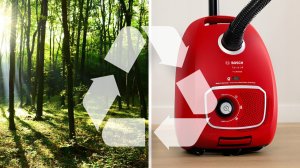 Odkurzacz Bosch BGB41PET1 Seria 4 Odkurzacz z workiem ProAnimal Czerwony 2