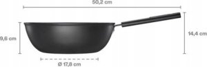 FS.WOK 28 CM (4,5 L) Z POWŁOKĄ NIEPRZYWIERAJĄCĄ HARD FACE 2