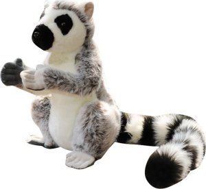 Maskotka Pluszowa Lemur Pluszak Miękki Szary 28cm LEAN Toys 1