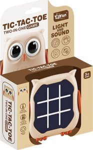 LeanToys Gra Elektroniczna 3w1 Kółko i Krzyżyk Memory Sowa Beżowa LEAN Toys 5