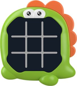 LeanToys Gra Elektroniczna 3w1 Kółko i Krzyżyk Memory Dinozaur Zielony LEAN Toys 3