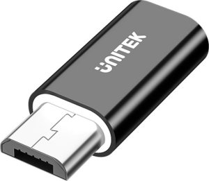 Adapter USB Unitek A1050ABK03 USB-C - MicroUSB Czarny  (A1050ABK03) 6